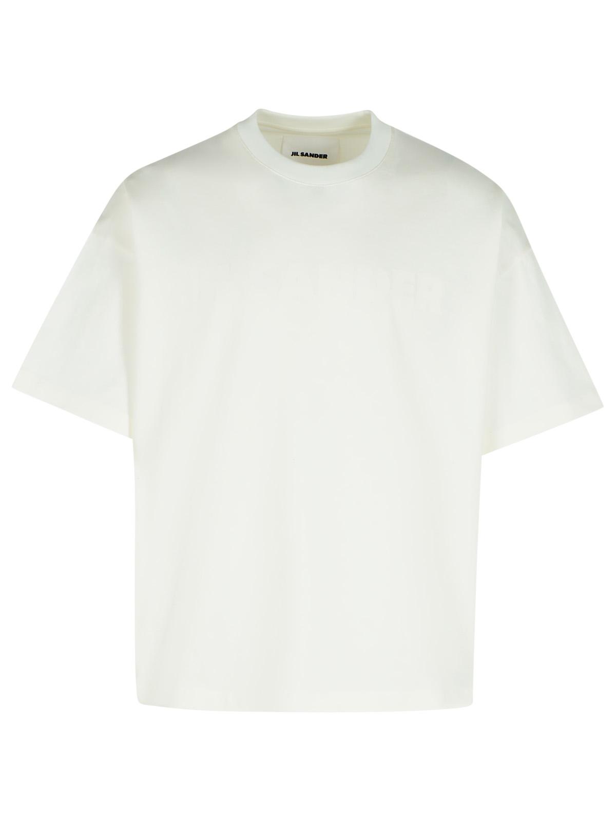 Jil Sander Ivory Cotton T-Shirt Men by Luosophy