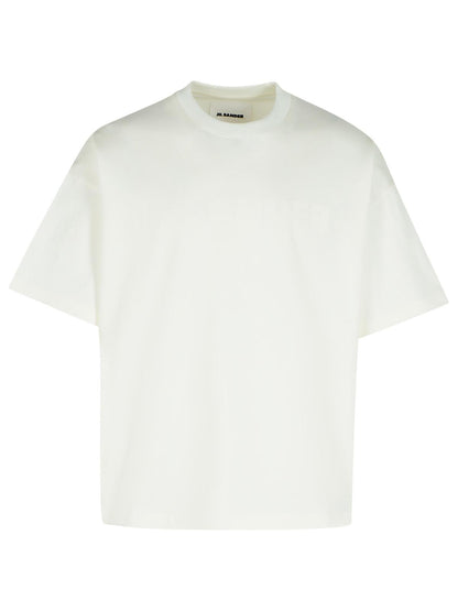 Jil Sander Ivory Cotton T-Shirt Men by Luosophy