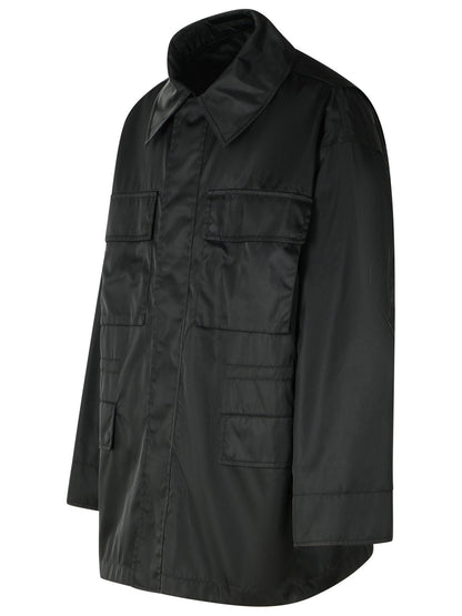 Jil Sander Black Polyamide Jacket Men by Luosophy