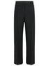 Jil Sander Black Viscose Blend Trousers Women by Luosophy