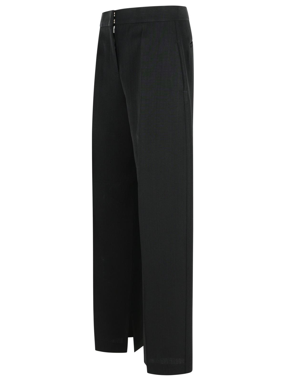 Jil Sander Black Viscose Blend Trousers Women by Luosophy