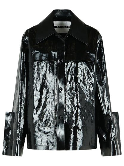 Jil Sander Black Linen Jacket Women by Luosophy