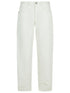 Jil Sander White Cotton Jeans Women by Luosophy