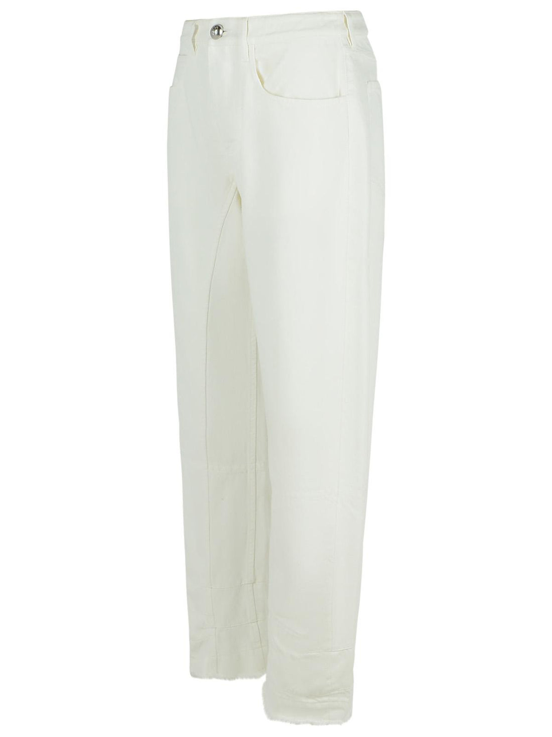 Jil Sander White Cotton Jeans Women by Luosophy