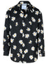 Moschino Black Silk Shirt Men by Luosophy