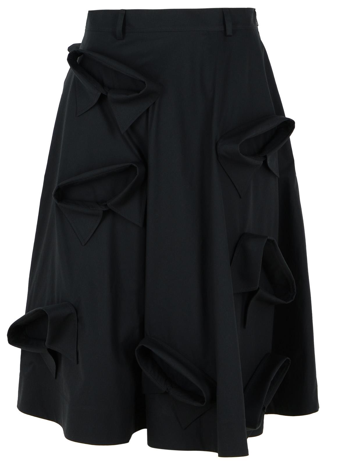 Moschino Black Cotton Skirt Women by Luosophy