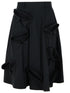 Moschino Black Cotton Skirt Women by Luosophy