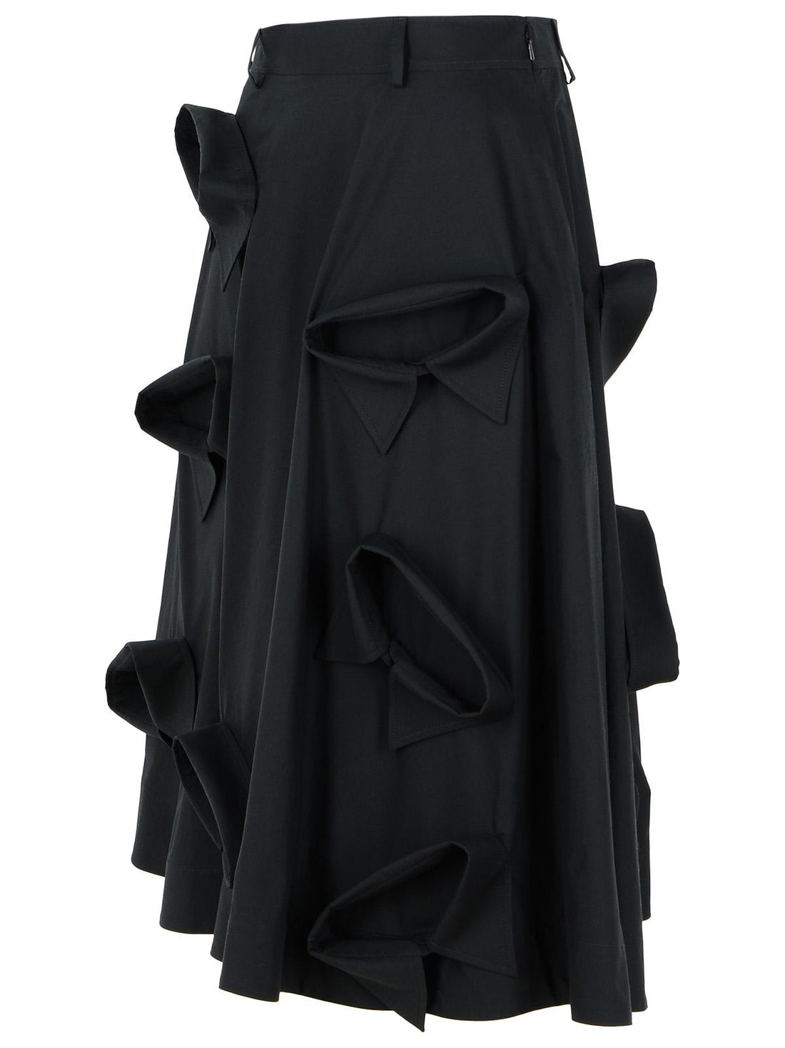 Moschino Black Cotton Skirt Women by Luosophy