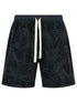 Palm Angels Black Cotton Bermuda Shorts Men by Luosophy