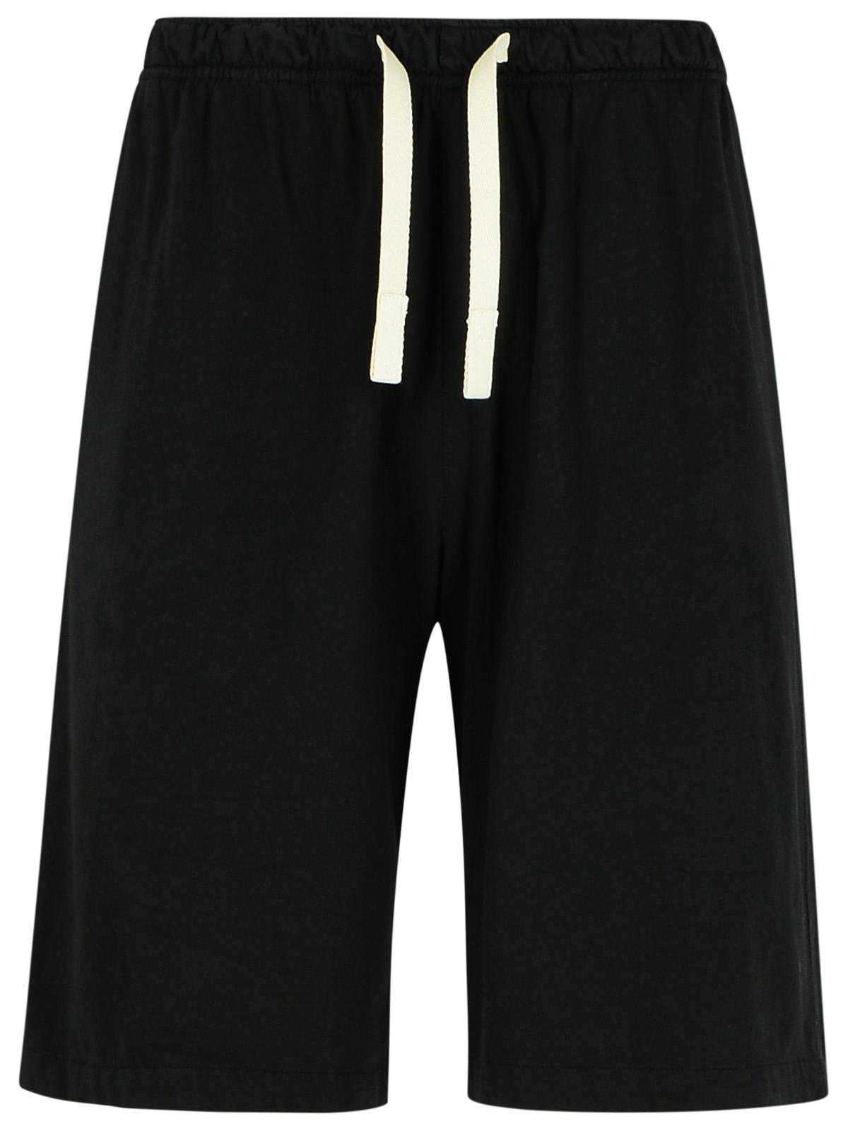 Palm Angels Black Cotton Bermuda Shorts Men by Luosophy
