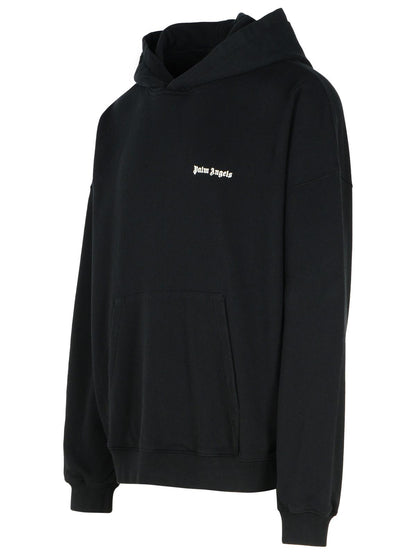 Palm Angels Black Cotton Sweatshirt Men by Luosophy