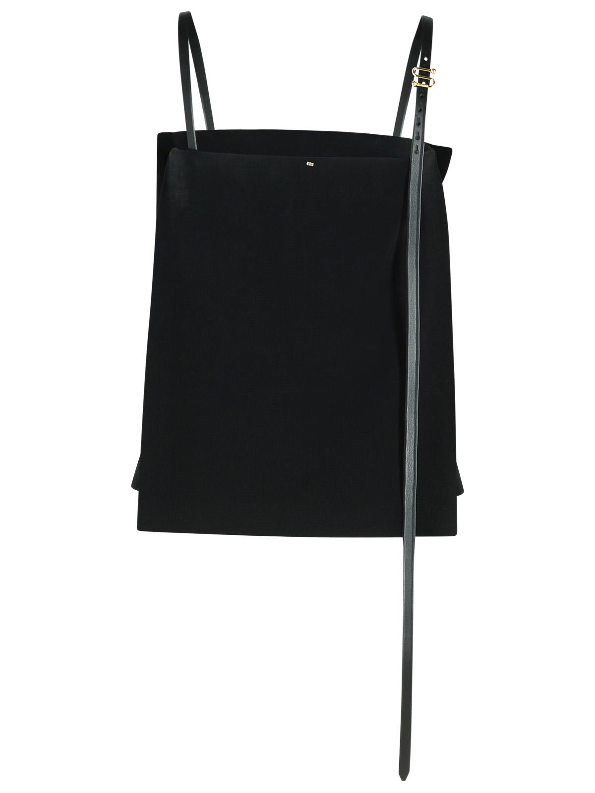 Sportmax Black Viscose Skirt Women by Luosophy