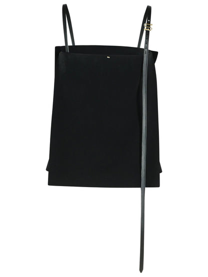 Sportmax Black Viscose Skirt Women