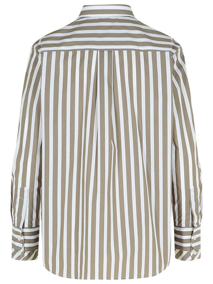 Fay Green Cotton Blend Shirt Women by Luosophy