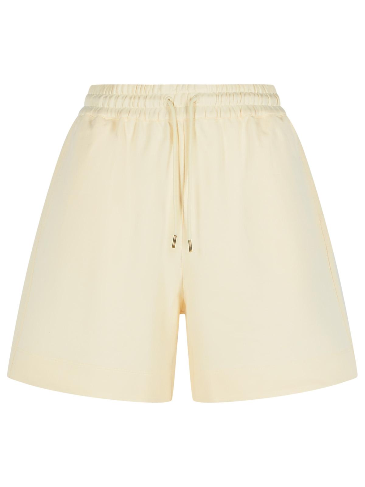 Moncler Cream Cotton Shorts Women by Luosophy