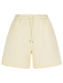 Moncler Cream Cotton Shorts Women by Luosophy