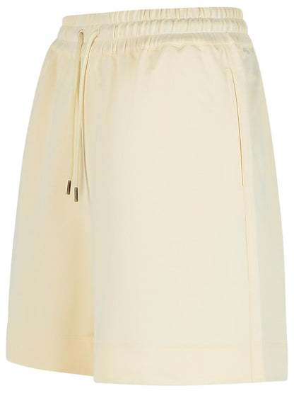 Moncler Cream Cotton Shorts Women by Luosophy