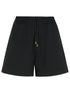 Moncler Black Cotton Shorts Women by Luosophy