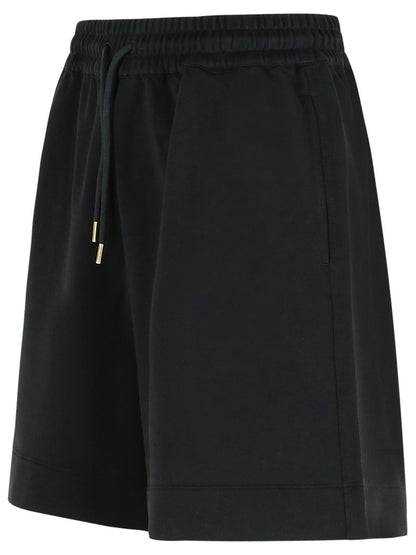 Moncler Black Cotton Shorts Women by Luosophy
