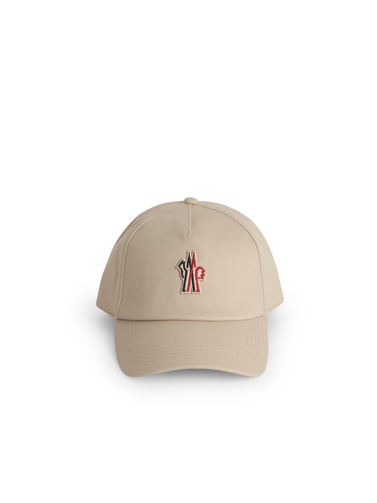 Moncler Grenoble Cream Cotton Cap Men by Luosophy