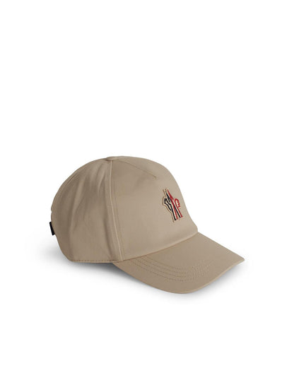 Moncler Grenoble Cream Cotton Cap Men by Luosophy