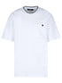 Dolce & Gabbana White Cotton Piquet T-Shirt Men by Luosophy