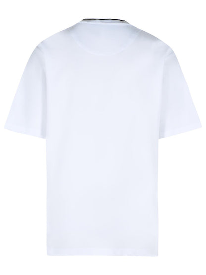Dolce &amp; Gabbana White Cotton Piquet T-Shirt Men by Luosophy