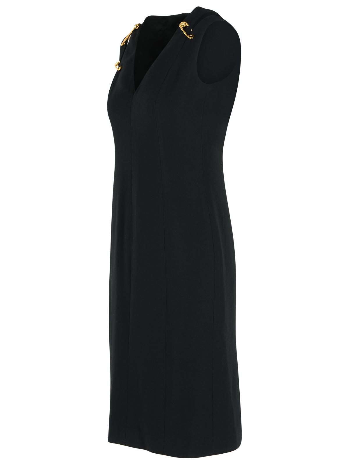 Versace Black Viscose Blend Dress Women by Luosophy
