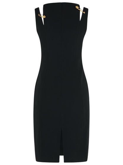 Versace Black Viscose Blend Dress Women by Luosophy