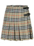 Burberry Grey Wool Mini Kilt Women by Luosophy