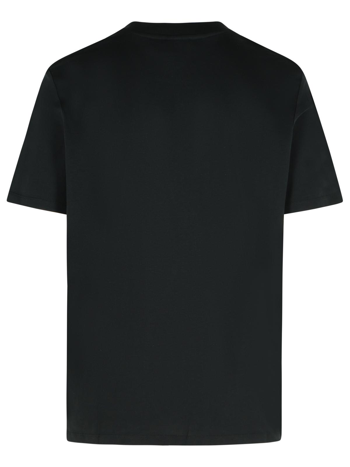 Balmain Black Cotton T-Shirt Men by Luosophy