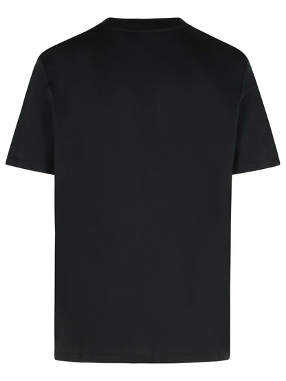 Balmain Black Cotton T-Shirt Men by Luosophy