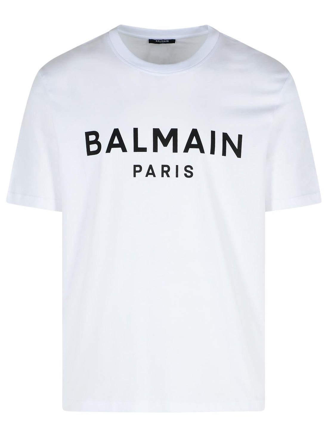 Balmain White Cotton T-Shirt Men by Luosophy