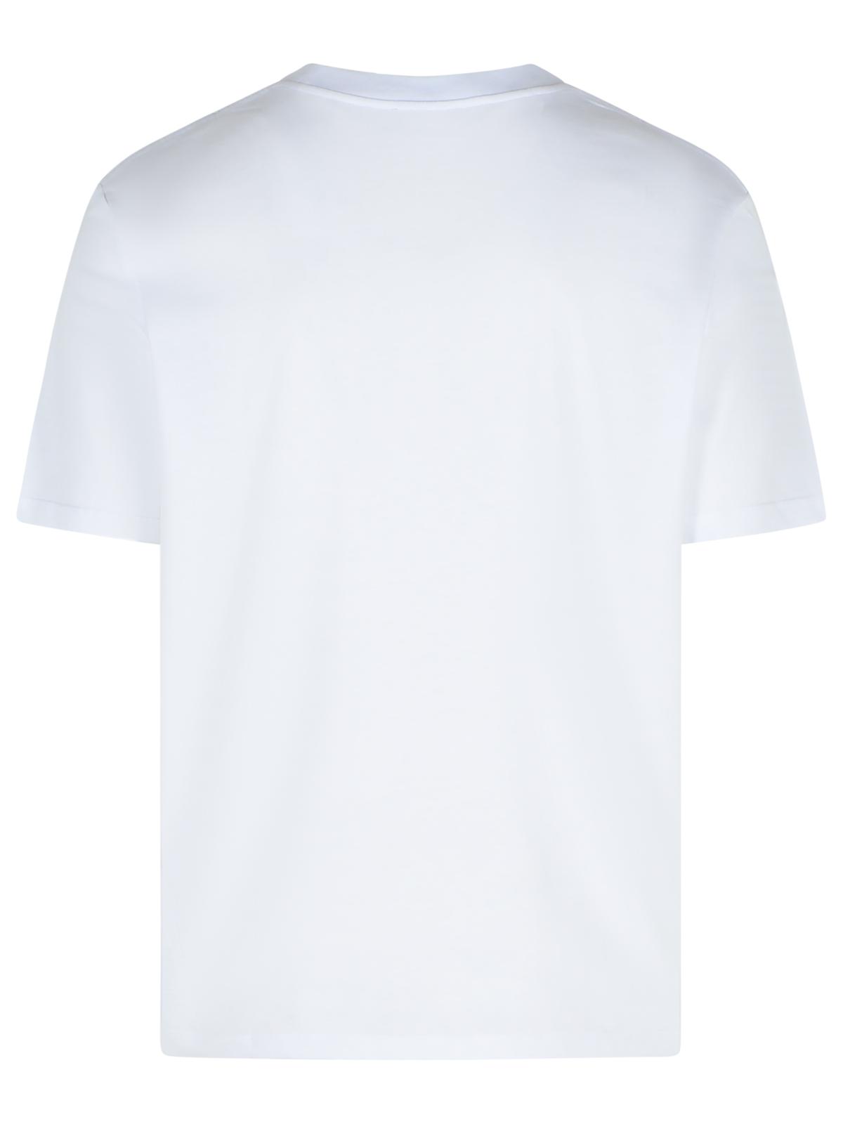 Balmain White Cotton T-Shirt Men by Luosophy