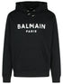 Balmain Black Cotton Sweatshirt Men by Luosophy