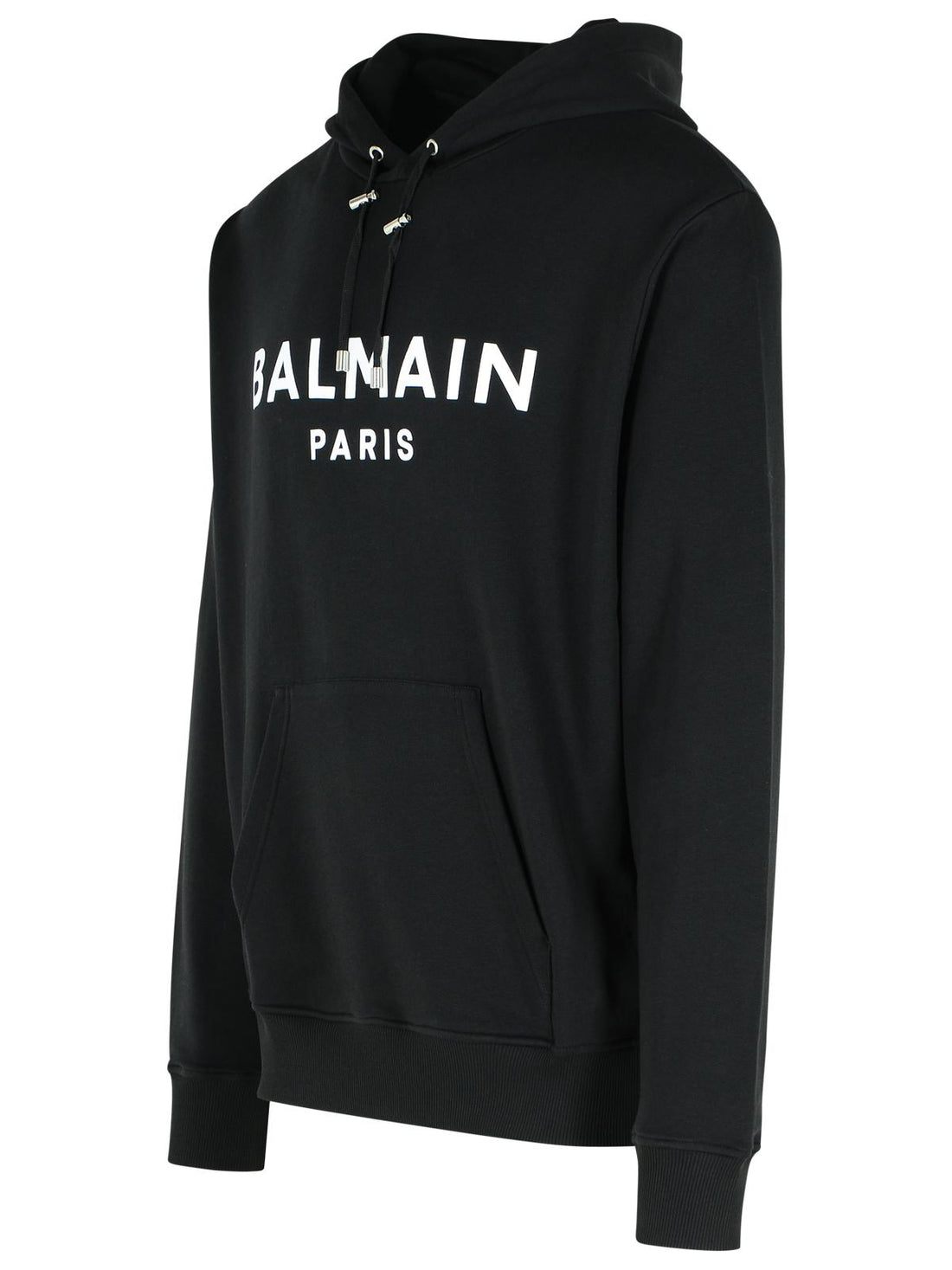 Balmain Black Cotton Sweatshirt Men by Luosophy