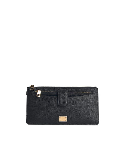 Dolce &amp; Gabbana Black Leather Cardholder Women by Luosophy