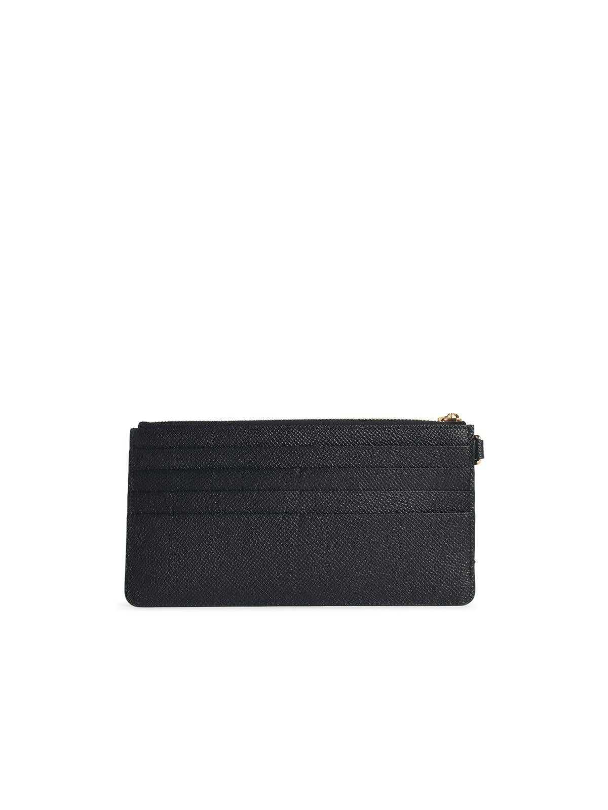 Dolce &amp; Gabbana Black Leather Cardholder Women by Luosophy
