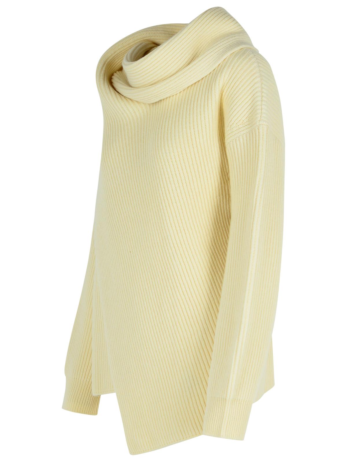 Jil Sander Ivory Wool Sweater Women by Luosophy