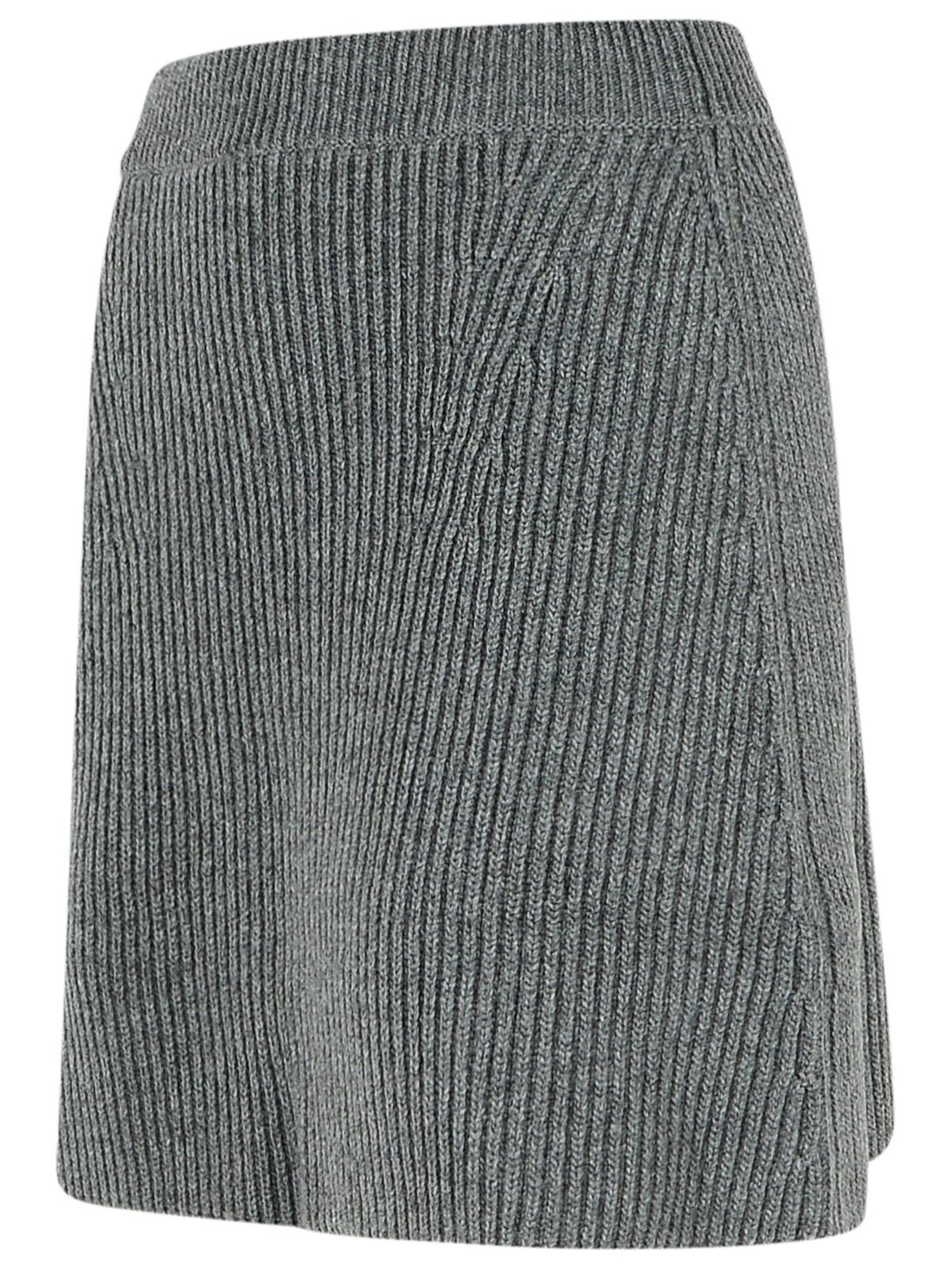 Jil Sander Grey Wool Miniskirt Women by Luosophy