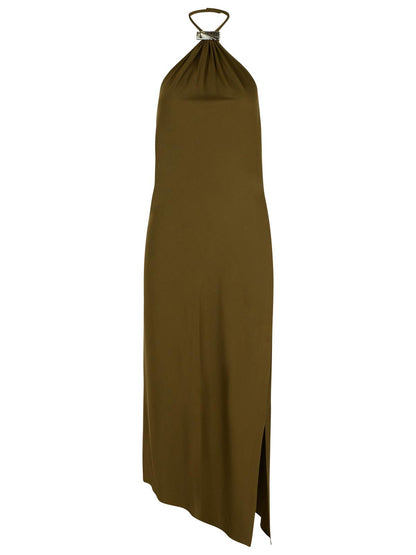 The Attico Green Viscose Dress Women by Luosophy