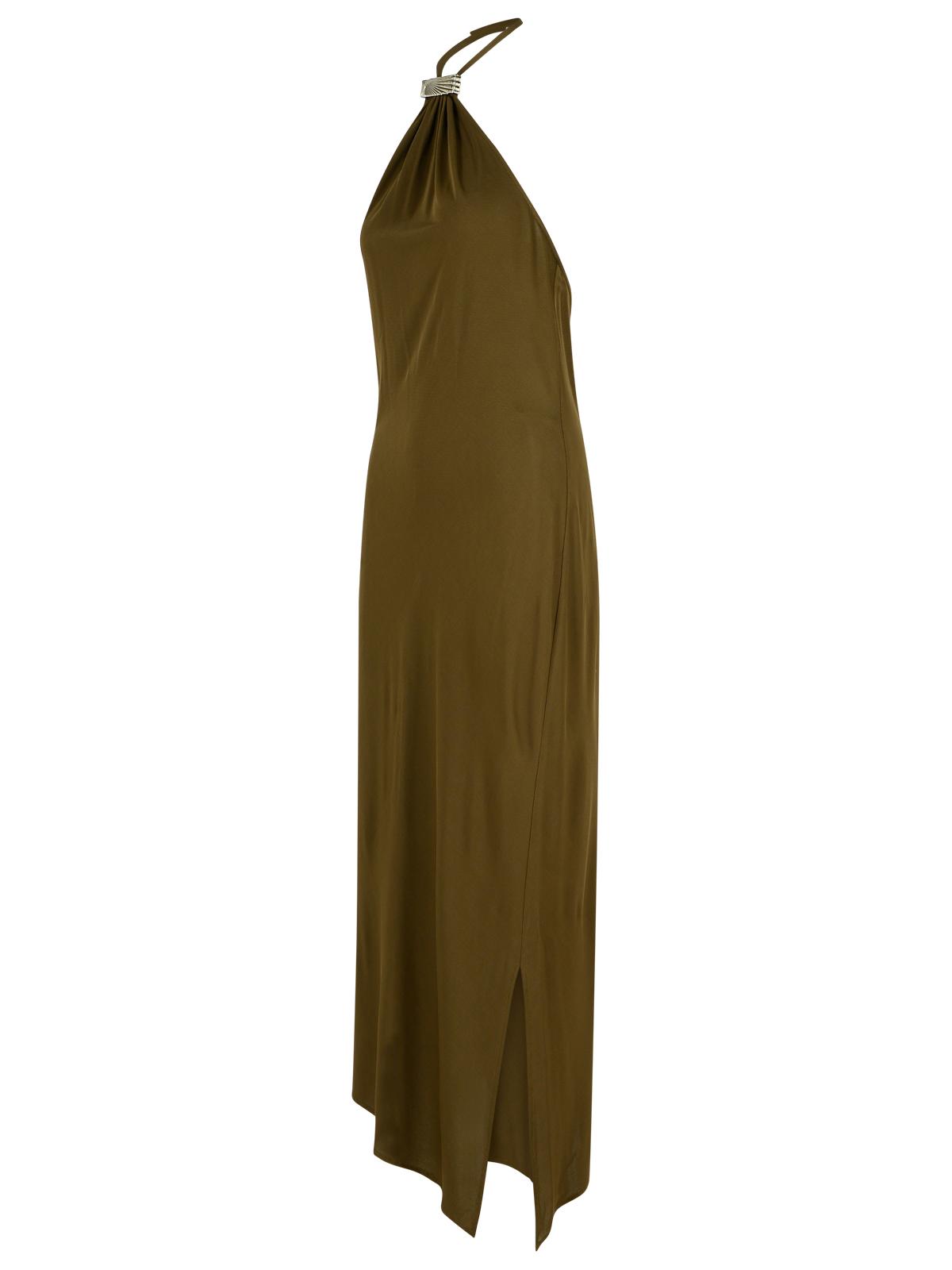 The Attico Green Viscose Dress Women by Luosophy