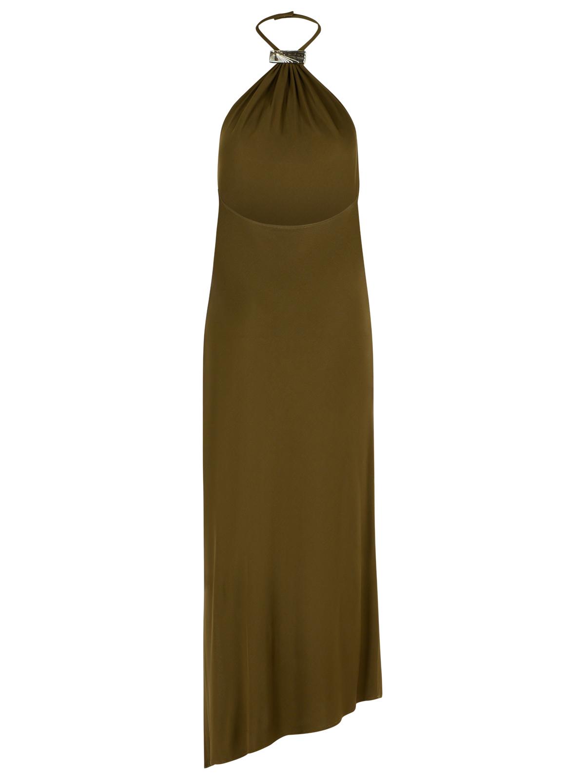 The Attico Green Viscose Dress Women by Luosophy