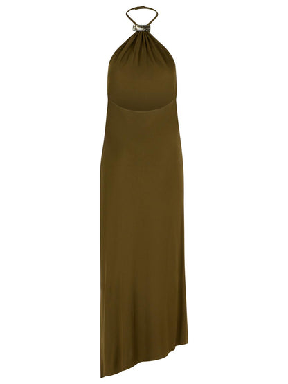 The Attico Green Viscose Dress Women by Luosophy