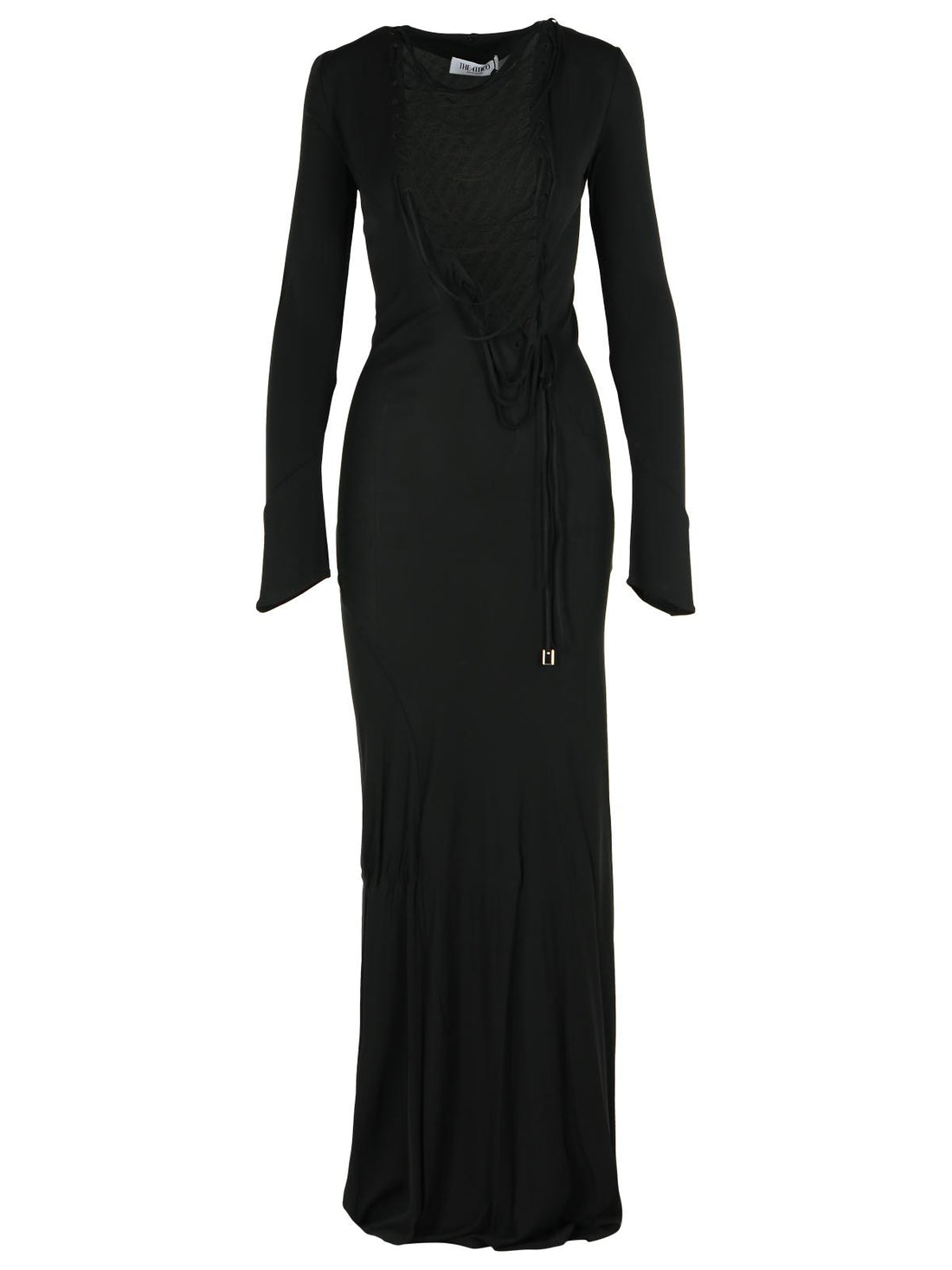 The Attico Black Viscose Dress Women by Luosophy