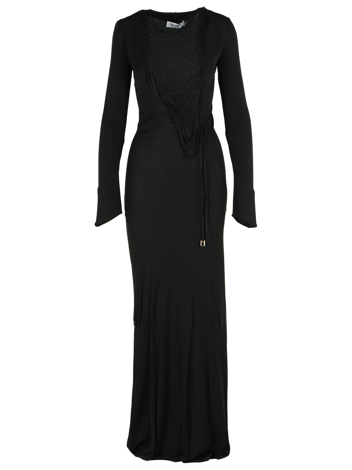 The Attico Black Viscose Dress Women by Luosophy