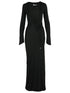 The Attico Black Viscose Dress Women by Luosophy