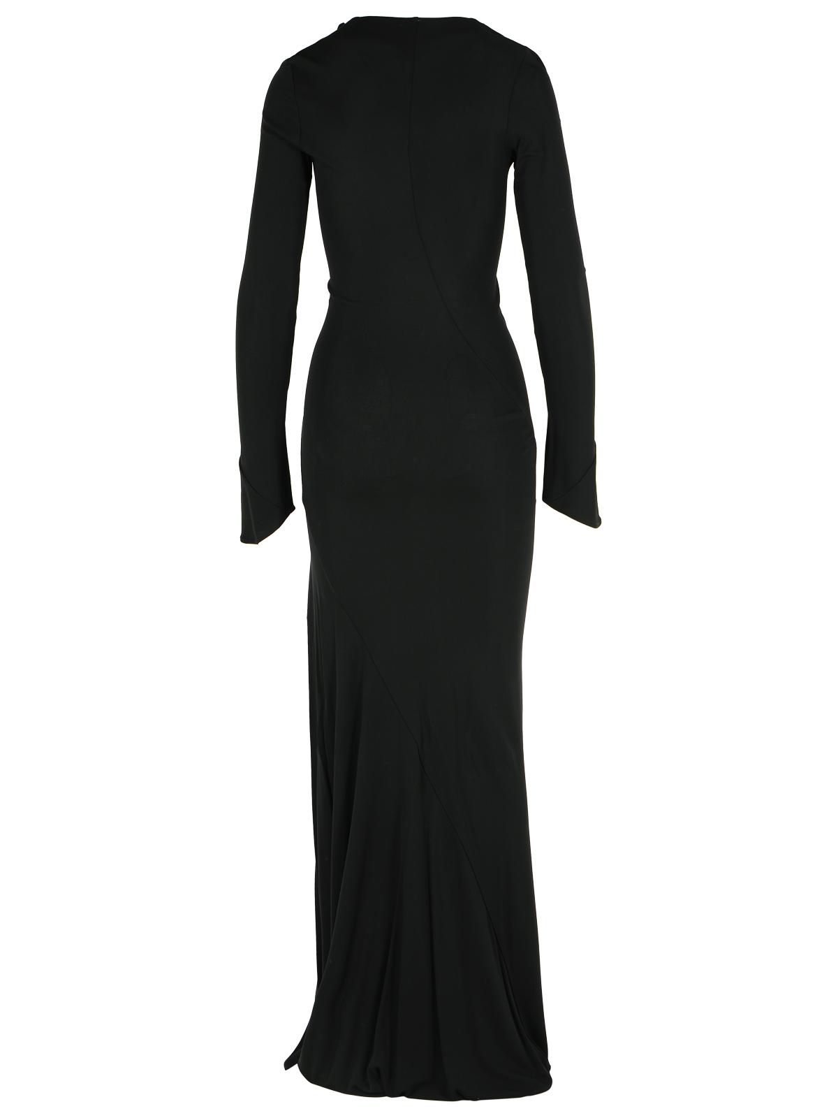 The Attico Black Viscose Dress Women by Luosophy