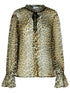 Ganni Leopard Print Viscose Shirt Women by Luosophy