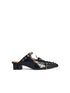 Ganni Mules With Laces In Black &